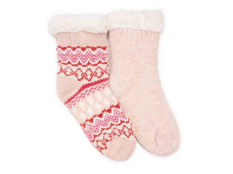 Chenille Eyelash Women's Slipper Socks - 2 Pack
