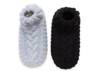 Cuffed Sweater Knit Women's Slipper Socks - 2 Pack Light Blue/Black view