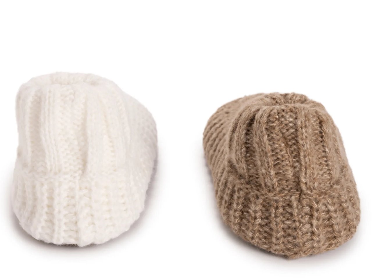 Cuffed Sweater Knit Women's Slipper Socks - 2 Pack