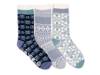 Cozy Lined Lounge Women's Boot Socks - 3 Pack Blue view