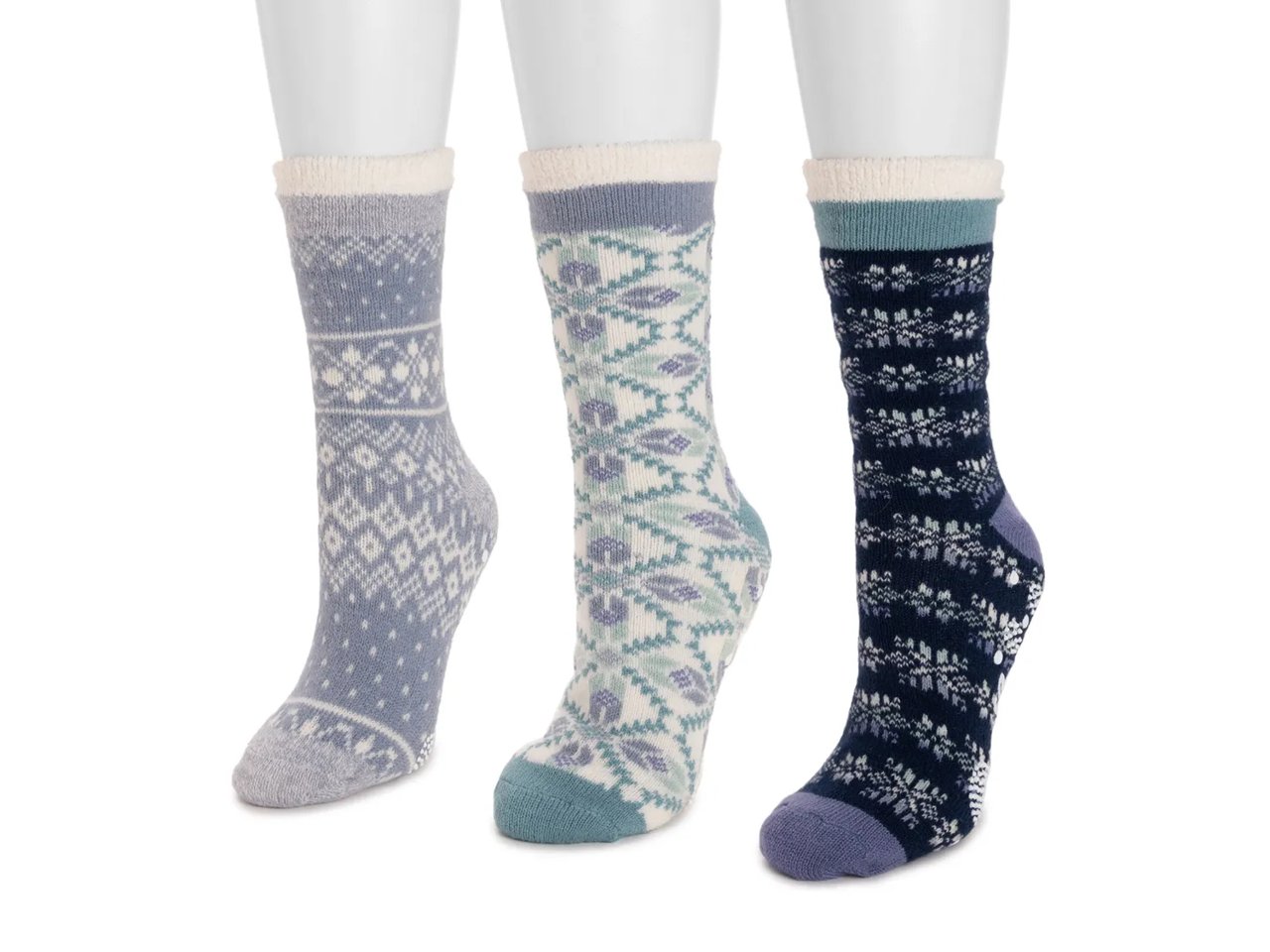 Cozy Lined Lounge Women's Boot Socks - 3 Pack