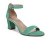 Vera Sandal Emerald Green Suede view