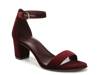 Vera Sandal Wine Red Velvet view