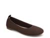 Aria Ballet Flat Chocolate Brown view