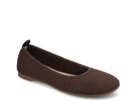 Aria Ballet Flat Chocolate Brown view