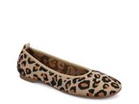 Aria Ballet Flat Brown Leopard Print view