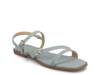 Brianna Sandal Blue Snake Print view