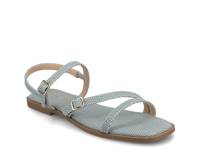 Brianna Sandal Blue Snake Print view