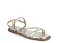 Brianna Sandal Champagne Snake Print view