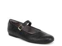 Wexley Jane Mary Jane Flat Black Crinkle Synthetic view