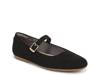 Wexley Jane Mary Jane Flat Black Fabric view