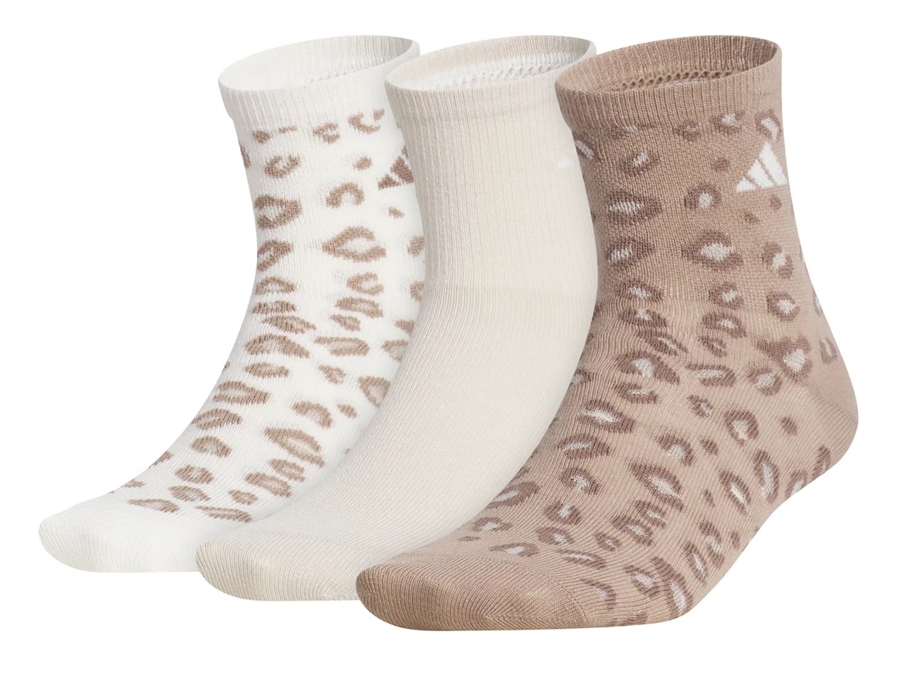 Leopard Luxe Women's High Quarter Socks - 3 Pack