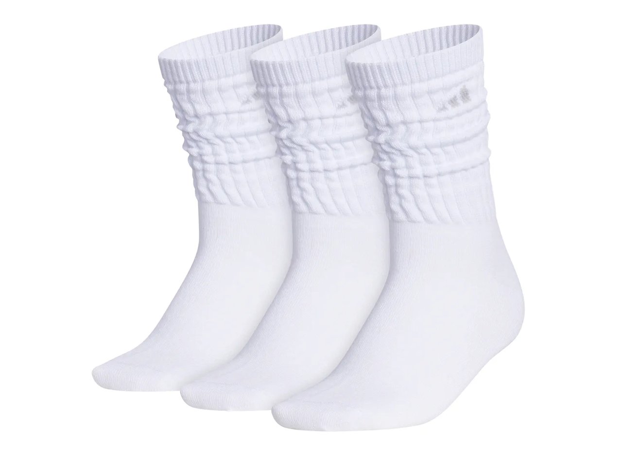 Athletic Scrunch Women's Crew Socks - 3 Pack
