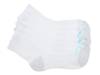 Terry Low Women's Crew Socks - 6 Pack White view