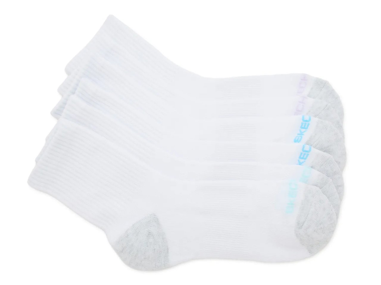 Terry Low Women's Crew Socks - 6 Pack