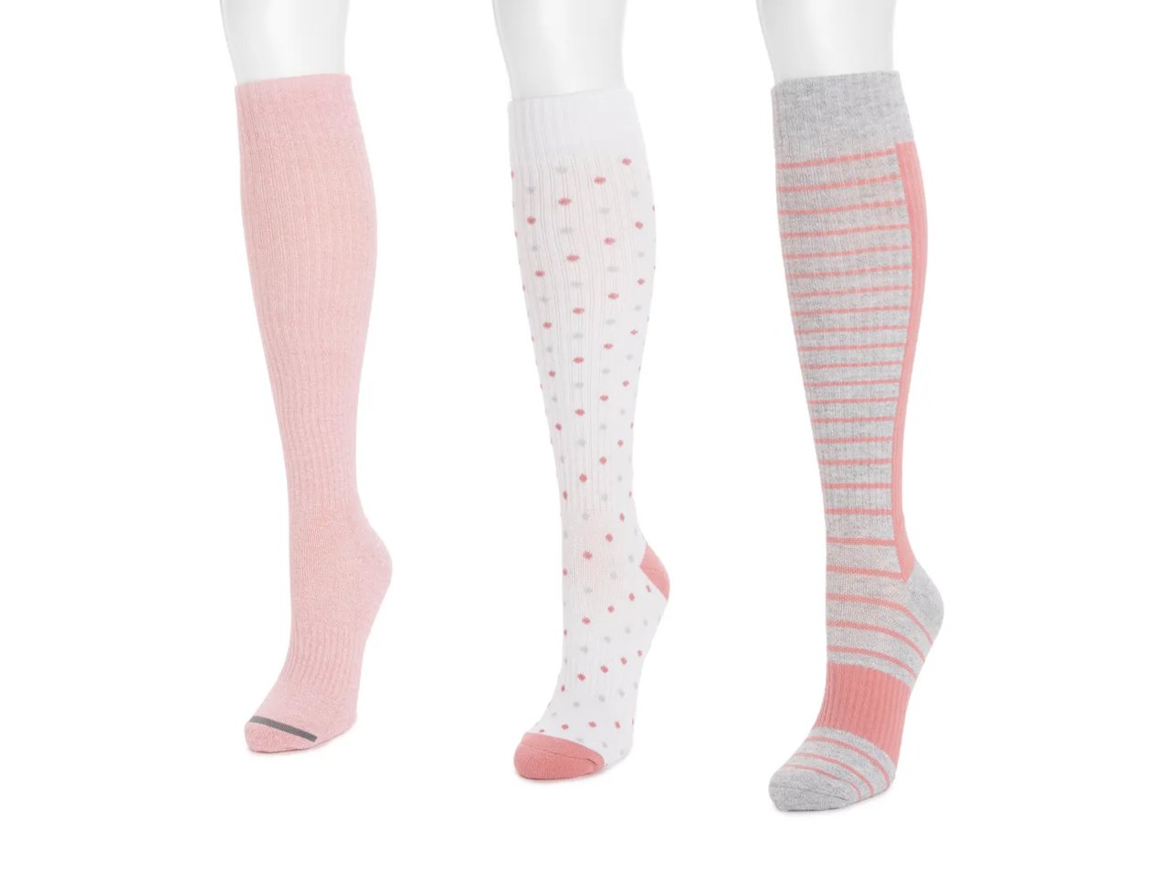 Cotton Women's Compression Knee Socks - 3 Pack