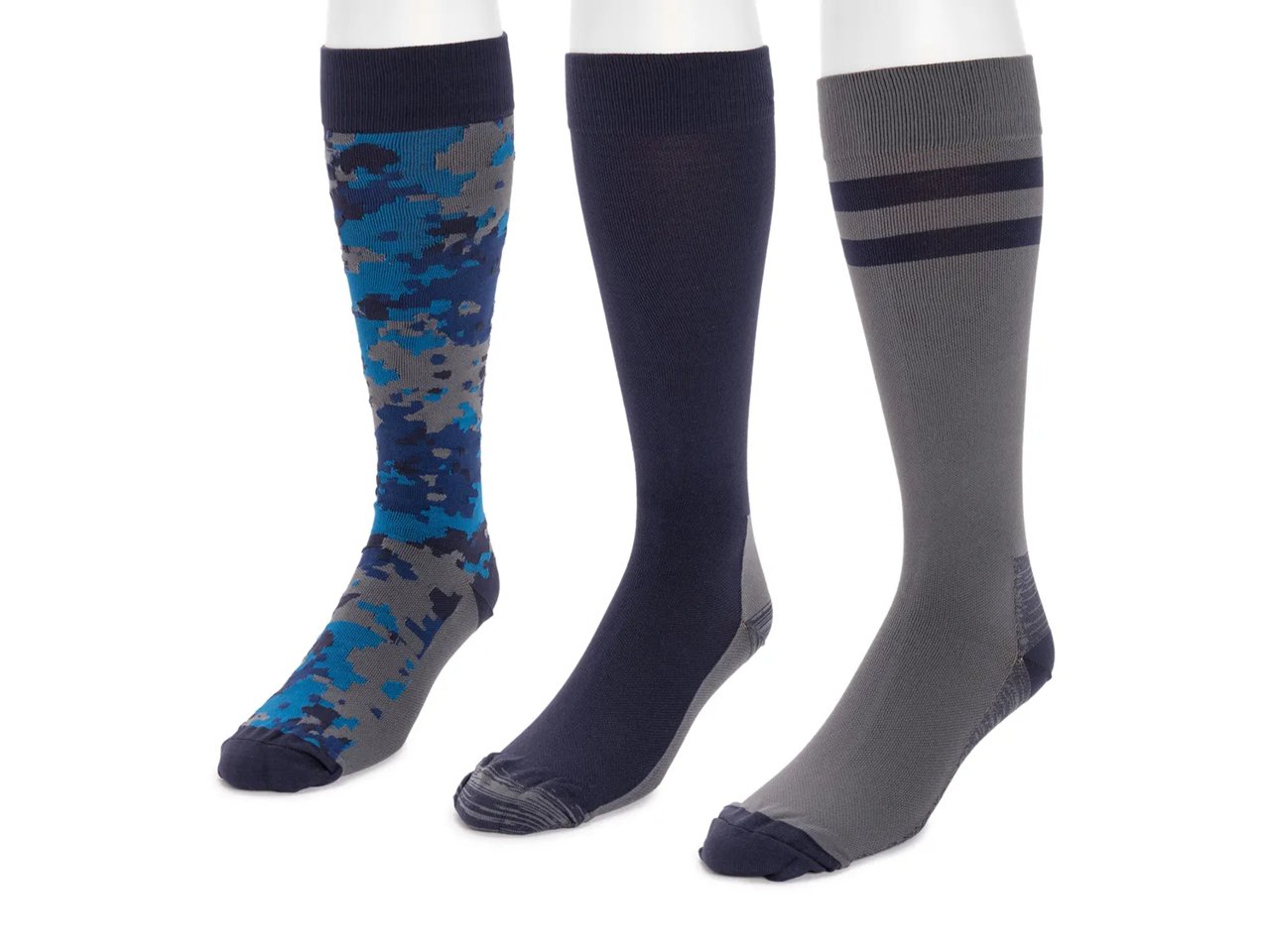 Nylon Women's Compression Knee Socks - 3 Pack