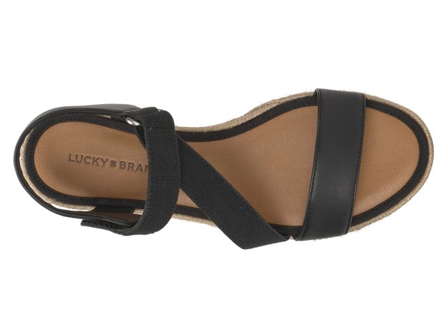 ハリズ　Lucky Lucky Brand Tressy Espadrille Wedge Sandal - Free Shipping | DSW