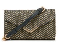 Chevron Crossbody Bag Black view