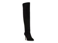 Earon Over-The-Knee Boot Black Faux Suede view