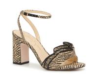 Umelora Sandal Natural Beige/Black Woven Raffia view