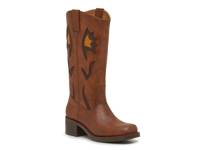 Miranda 10 Flower Western Boot Whiskey view