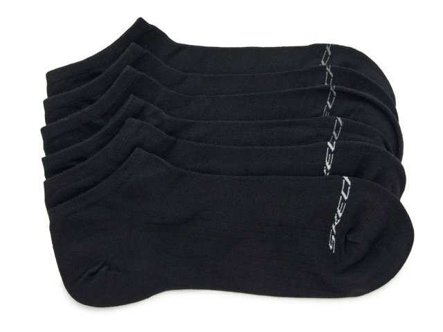 Non Terry Men's No Show Socks - 6 Pack