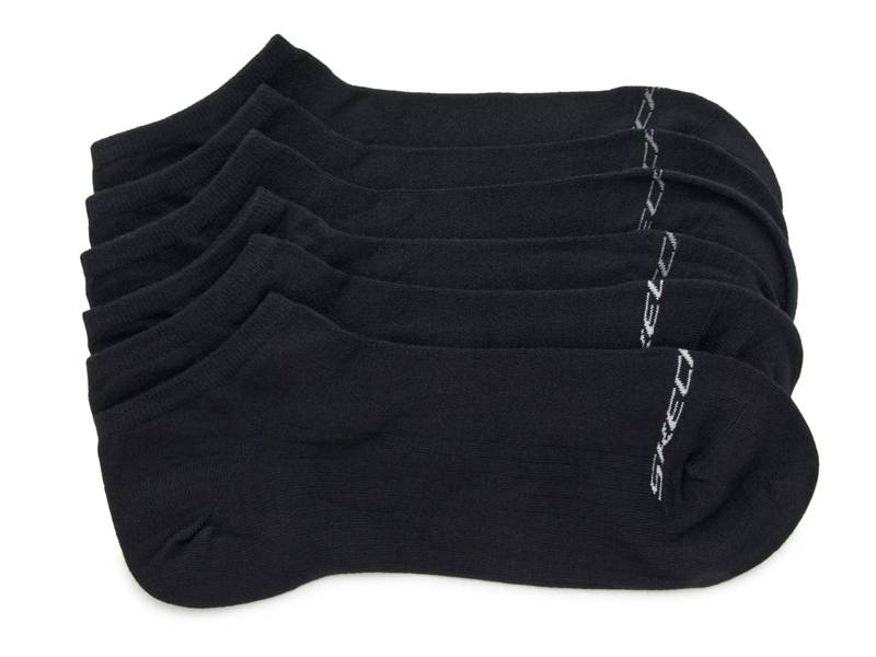 Non Terry Men's No Show Socks - 6 Pack