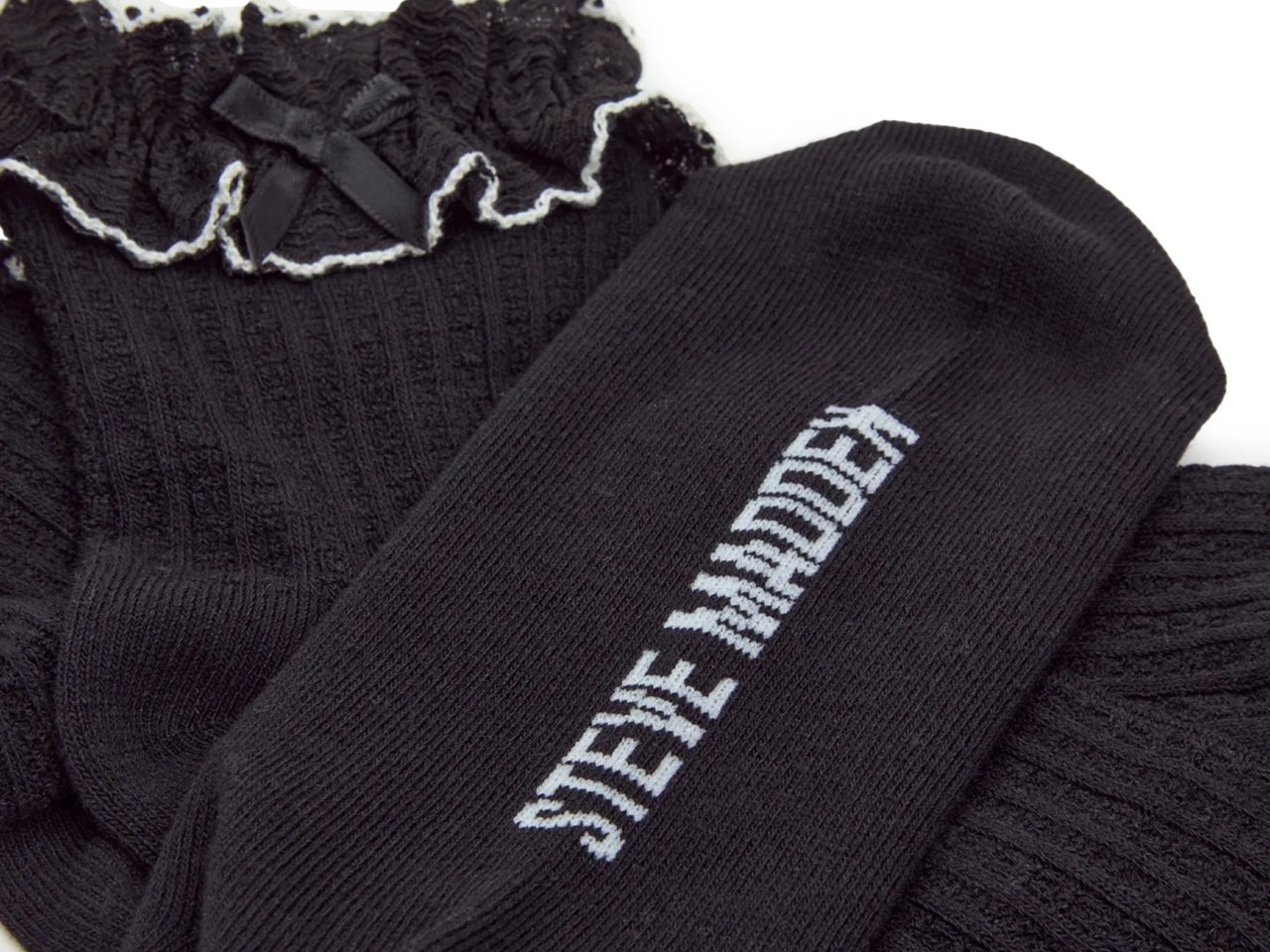 Lace Trim Women's Ankle Socks - 3 Pack