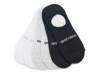 Terry Quarter Crew Women's No Show Socks - 6 Pack White/Grey/Black view