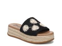 Marshlo Sun Espadrille Wedge Sandal Black view