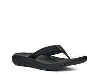 Hurricane Flip Flop Black view