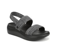 Sky Wedge Sandal Black view