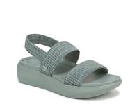 Sky Wedge Sandal Light Green view