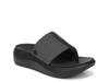 Aqua Wedge Sandal Black view