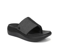 Aqua Wedge Sandal Black view