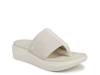 Aqua Wedge Sandal Ivory view