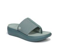 Aqua Wedge Sandal Blue view