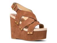 Raven Platform Wedge Sandal Luggage Brown view