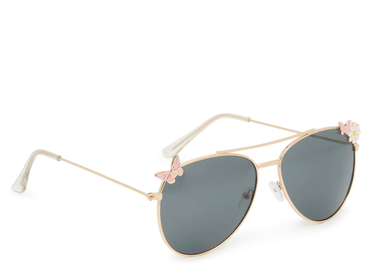 Aviator Sequin Kids' Sunglasses & Hard Case Set