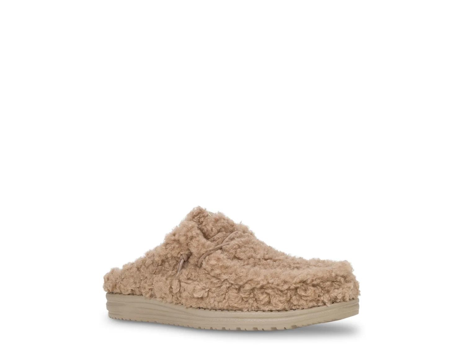 Hey Dude Wendy Slipper Kids' | Boys | Girl's | Timberwolf Beige | Size 2 Youth | Slip-Ons | Slippers