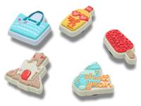 Beachy Fun Jibbitz Set - 5 Pack Multicolor view