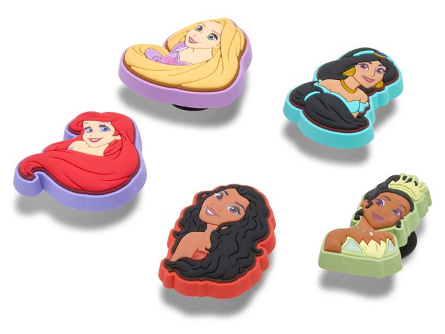 Crocs Disney Princess Multi Jibbitz Set - 5 Pack - Free Shipping | DSW