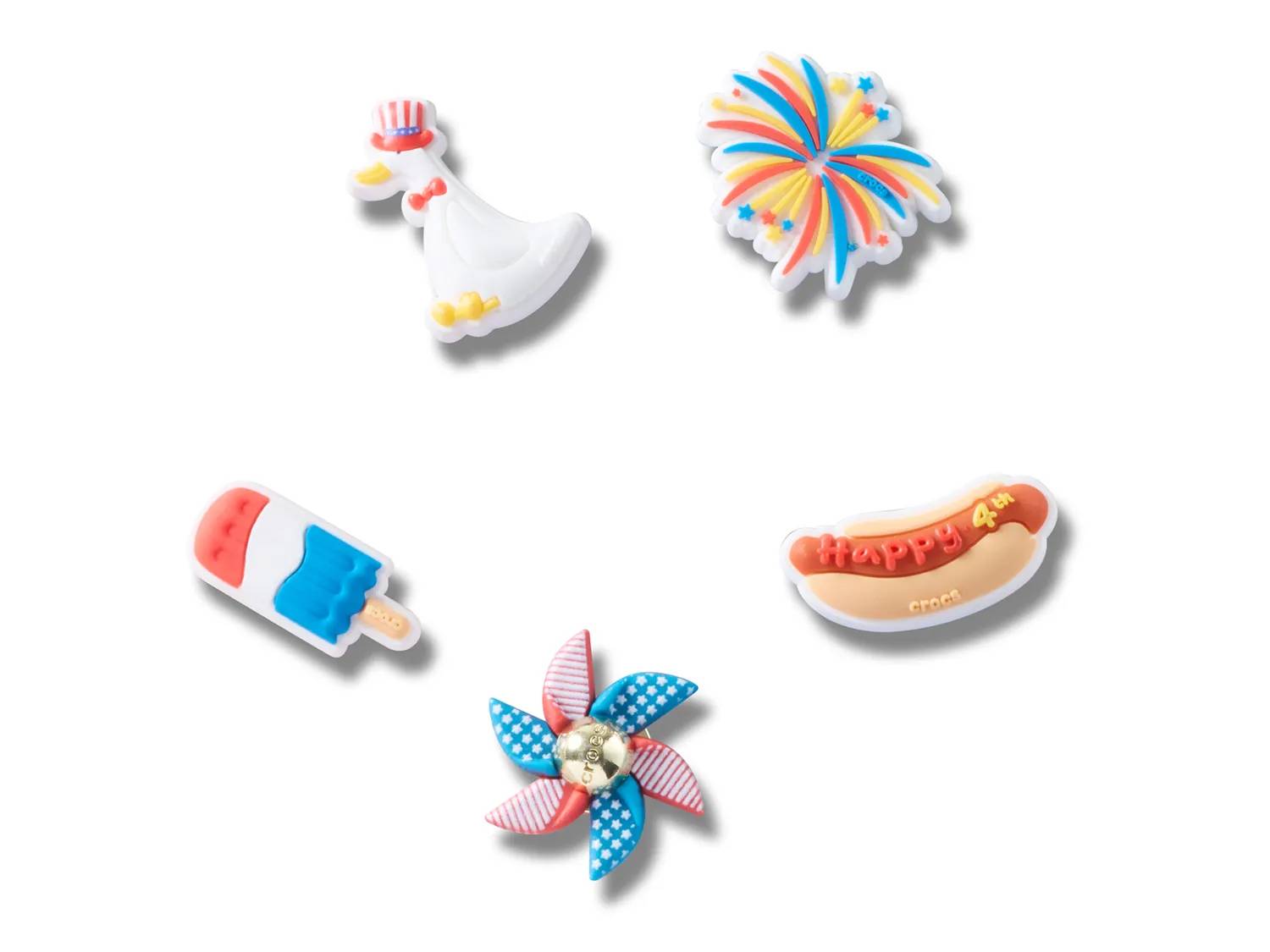 4th of July Jibbitz Set - 5 Pack