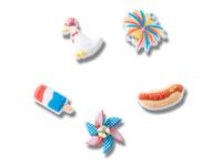 4th of July Jibbitz Set - 5 Pack Multicolor view