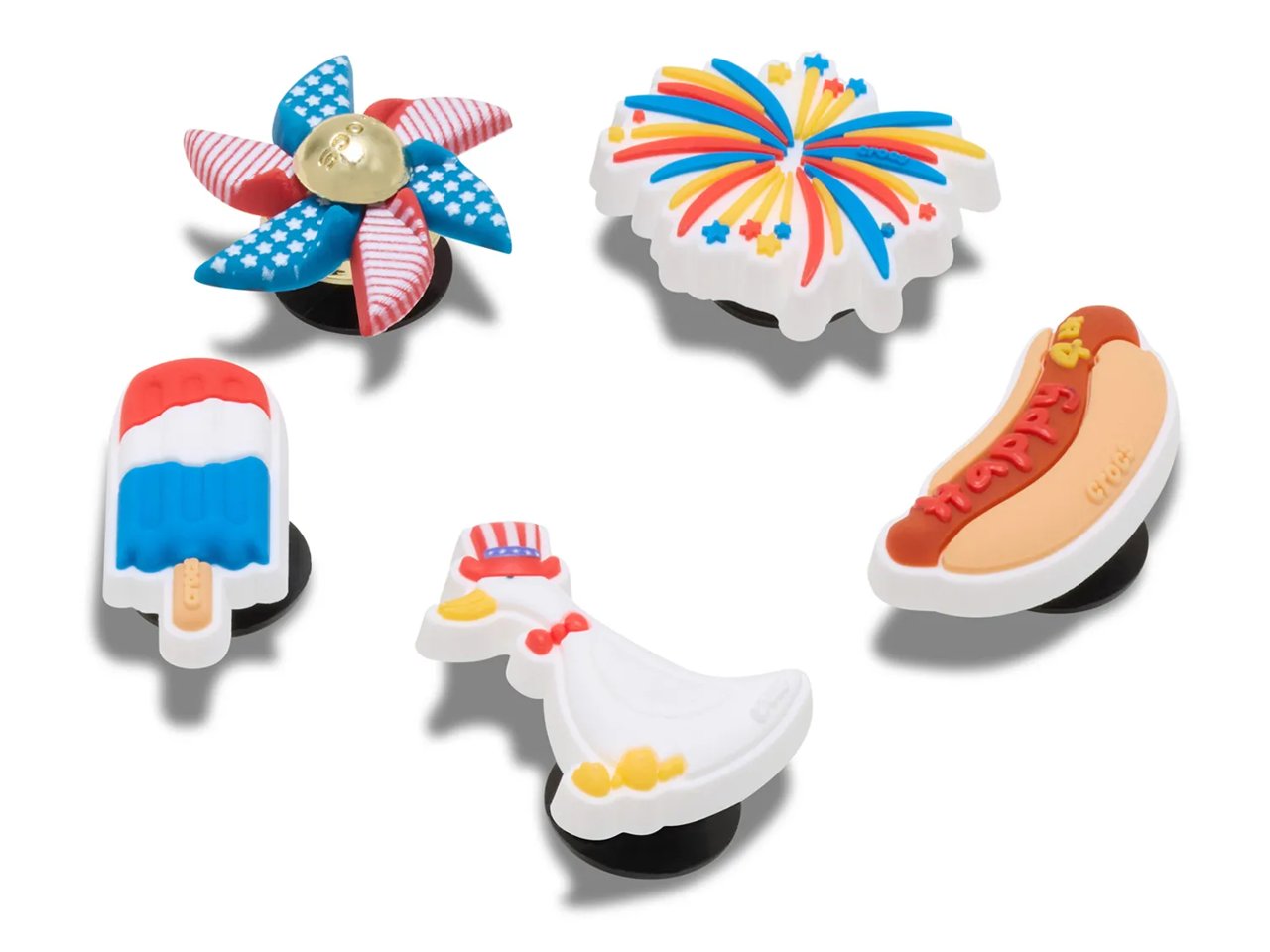 4th of July Jibbitz Set - 5 Pack