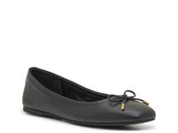 Vinlyn Ballet Flat Black Leather view