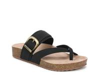 Livia Wedge Sandal Black view