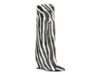 Kenya Wedge Boot Black/White Zebra Print view