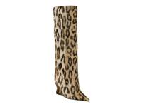 Kenya Wedge Boot Tan Leopard Print view